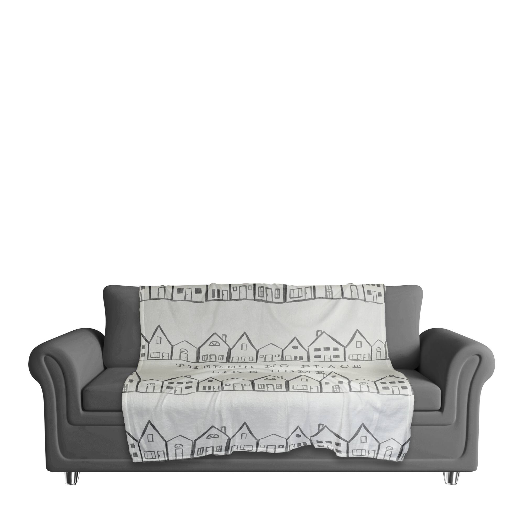 There's No Place like Home 50" x 60" Coral Fleece Blanket
